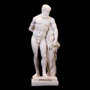 Hercules alabaster statue - AL051N1201